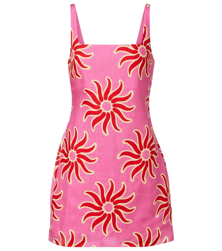 Photo: Cala de la Cruz Printed linen minidress
