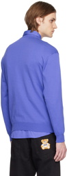 Moschino Blue Patch Sweater