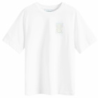 Casablanca Men's Tennis Pastelle T-Shirt in White