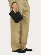 Ferragamo Mens Ferragamo Monogram shoulder bag in Black