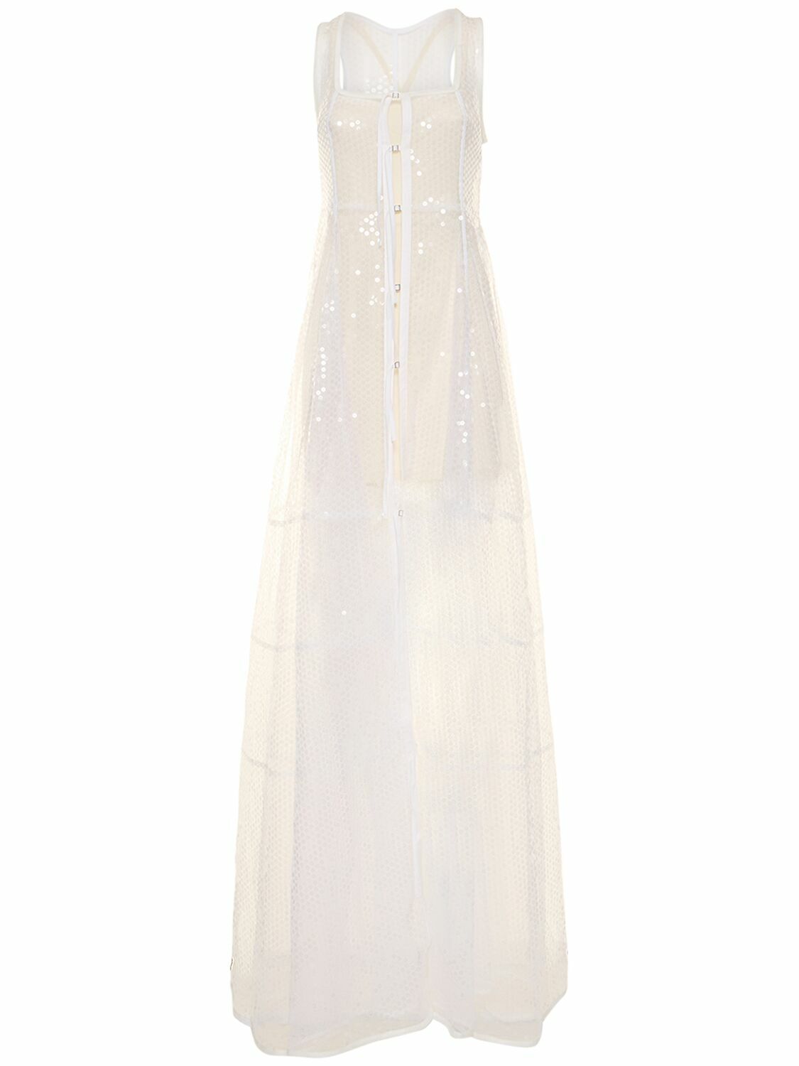 JACQUEMUS - La Robe Dentelle Lace Long Dress Jacquemus