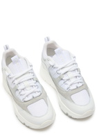 Cleens Aero Runner Panelled Mesh Sneakers White