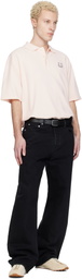 Maison Kitsuné Pink Fox Head Oversize Polo
