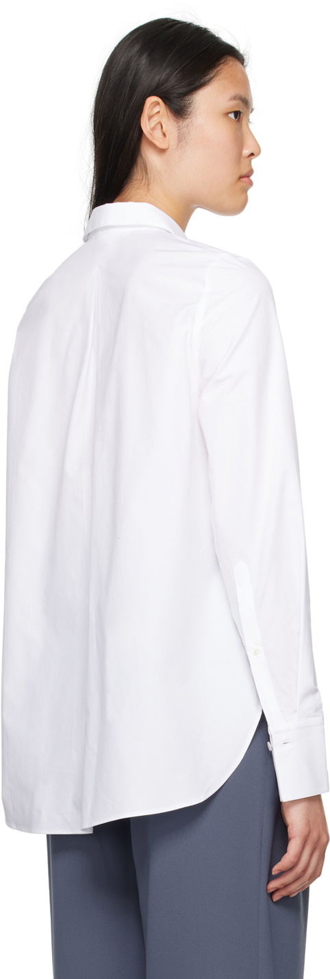Mark Kenly Domino Tan Studio White Bertine Shirt