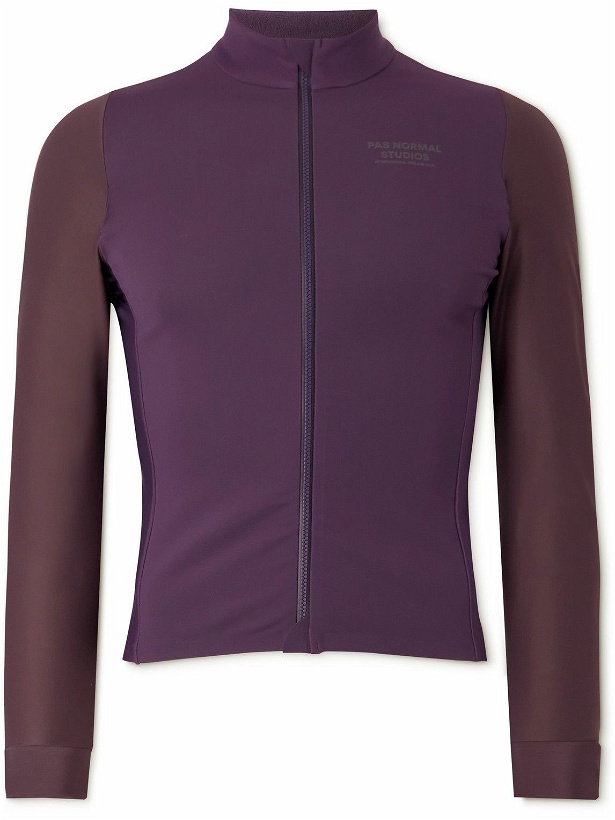 Photo: Pas Normal Studios - Mechanism Thermal Cycling Jersey - Purple