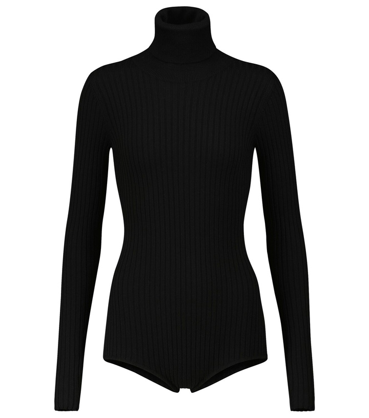 Photo: Dodo Bar Or Ribbed-knit turtleneck bodysuit