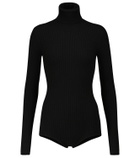 Dodo Bar Or Ribbed-knit turtleneck bodysuit