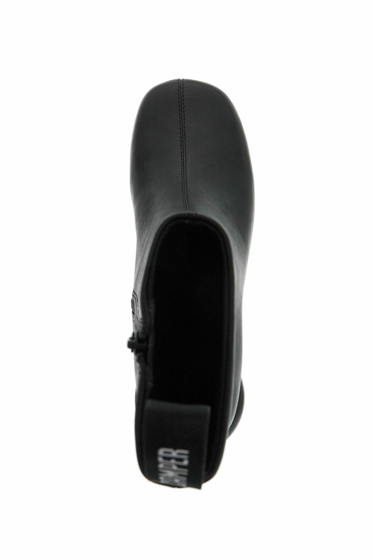 CAMPER smooth leather niki ankle boots Black