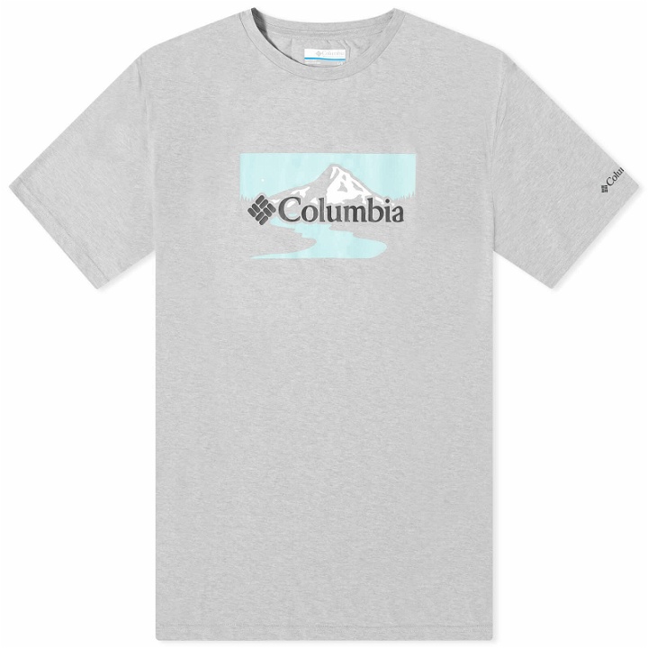 Photo: Columbia Men's Path Lake™ Peak Graphic II T-Shirt in Columbia Grey