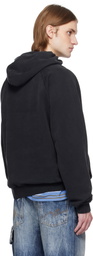 Martine Rose Black Raglan Hoodie