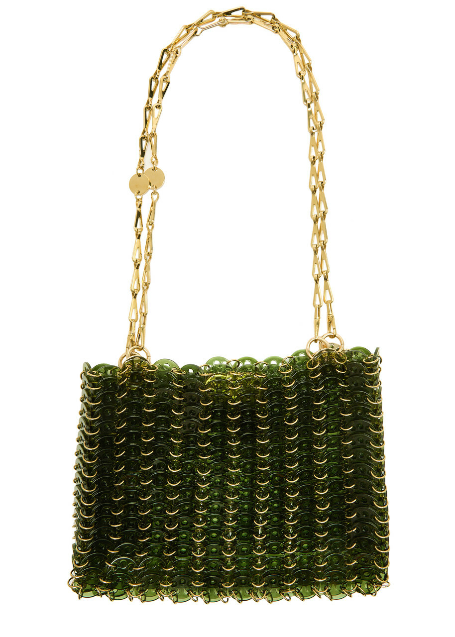 Rabanne 1969 Nano Resin Shoulder bag - Green - One Size Paco Rabanne