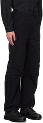 nanamica Black Pleated Cargo Pants