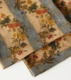 The House of Lyria Banksia set of 2 floral linen napkins