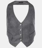 Tom Ford Wool twill vest