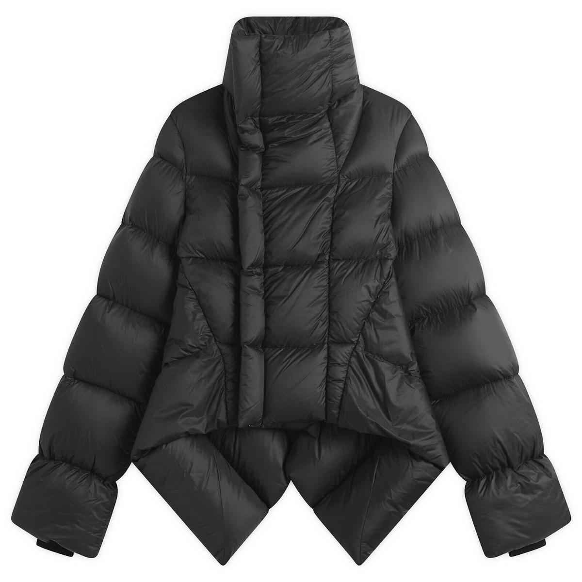 Rick Owens Taupe Moncler Edition Down Coyote Jacket Rick Owens