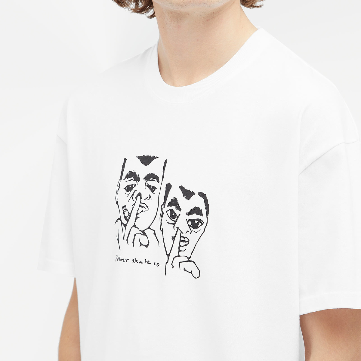 Polar Skate Co. Men's Boogers T-Shirt in White Polar Skate Co.