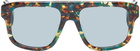 Kenzo Tortoiseshell Square Sunglasses