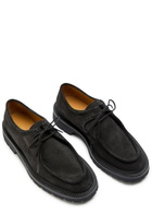 Legres Suede Derby Shoes Black