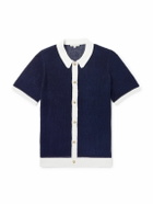 Onia - Two-Tone Linen Shirt - Blue