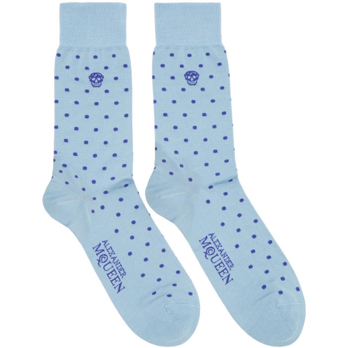 Photo: Alexander McQueen Blue Spot Socks