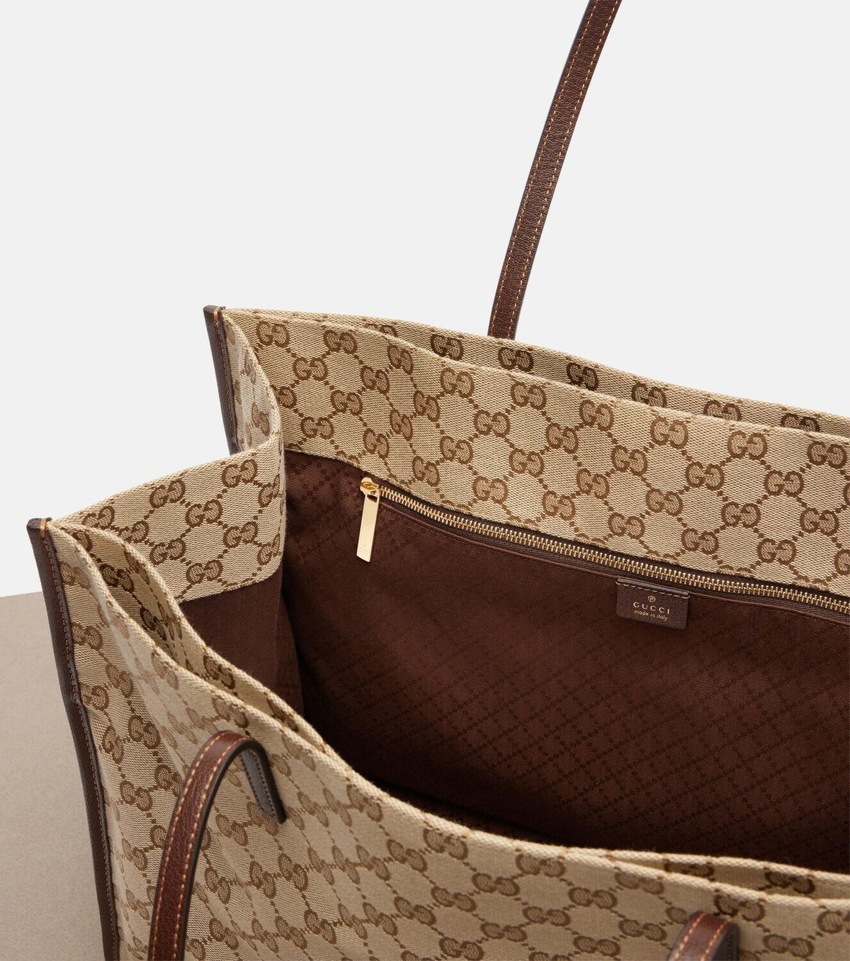 Gucci Large GG canvas shopper