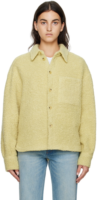 Photo: GAUCHERE Yellow Patch Pocket Jacket