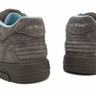 Off-White Women's Out Of Office Full Suede Sneaker in Dark Grey