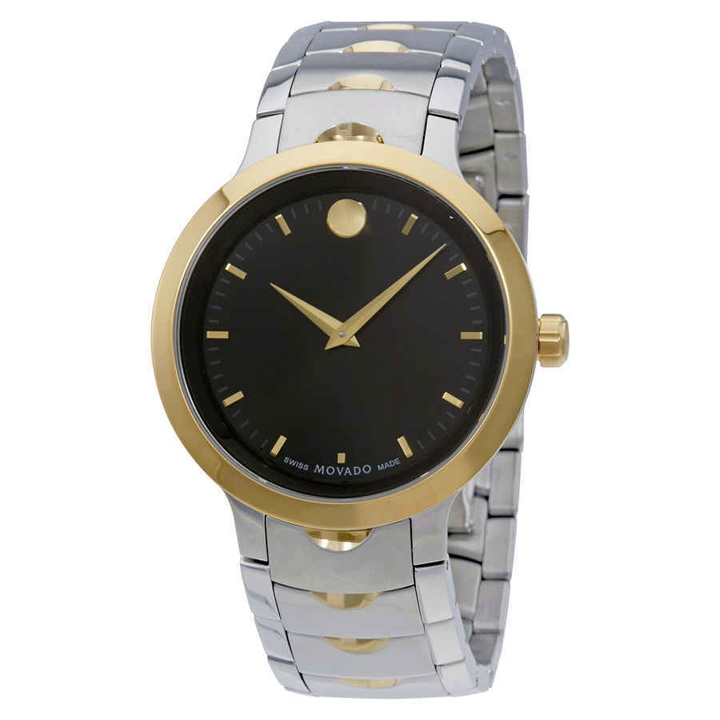 Photo: Movado Luno Black Dial Mens Watch 0607043