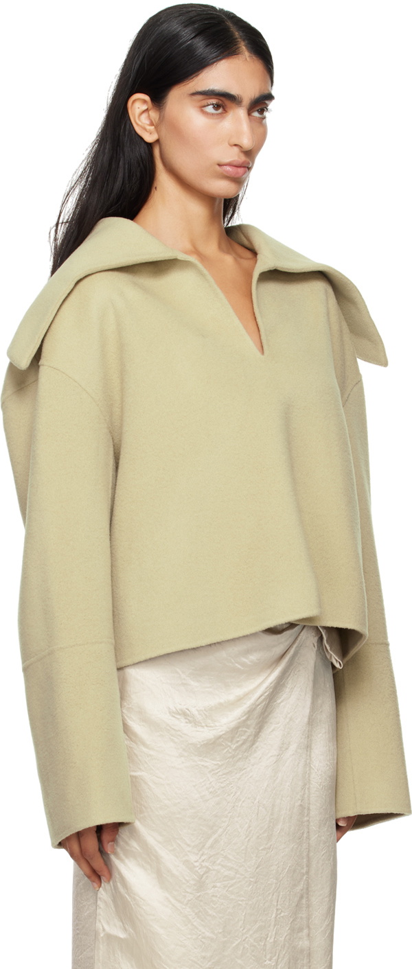 Nanushka Khaki Maxi Sweater