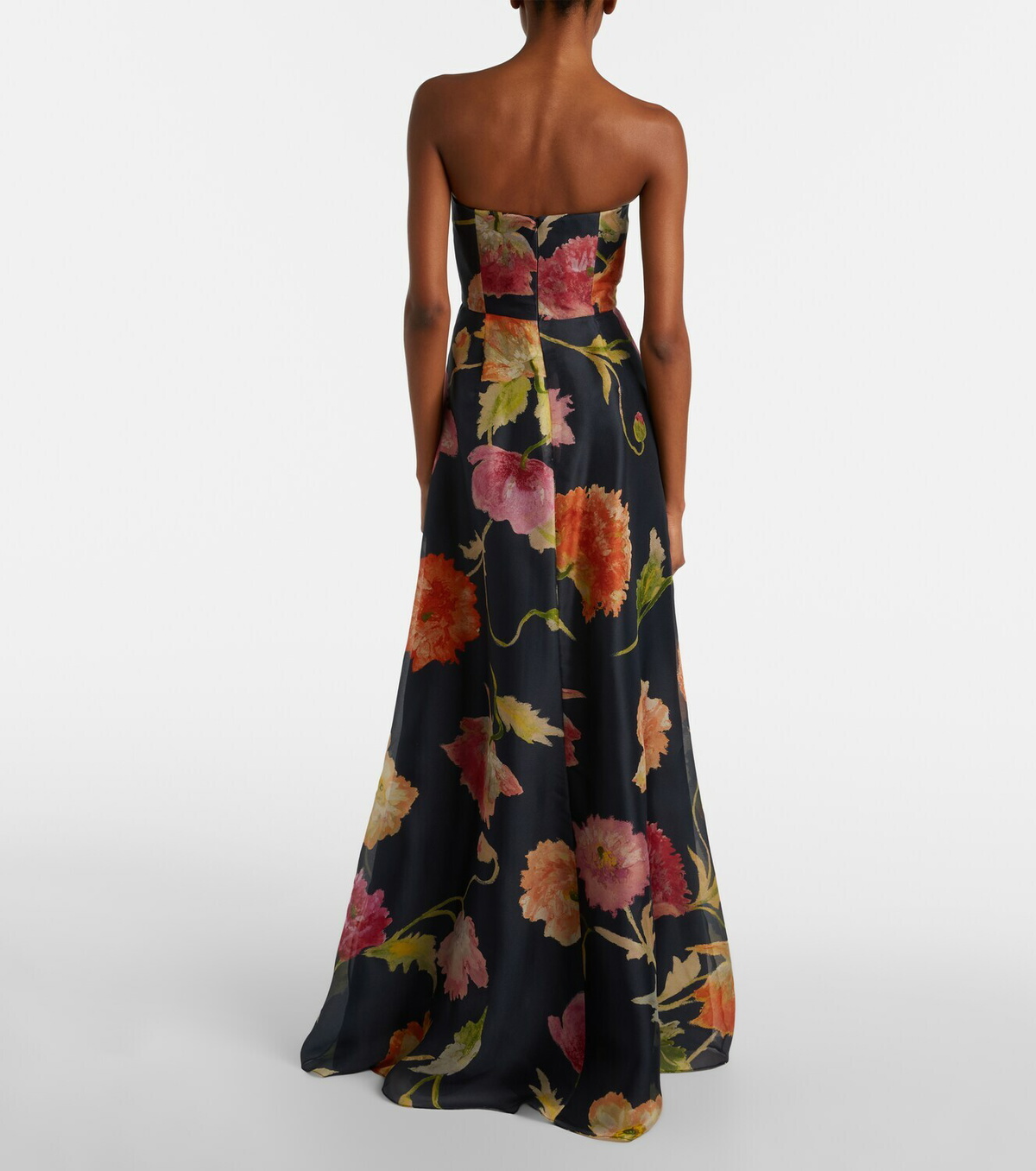 Carolina Herrera Floral silk gown