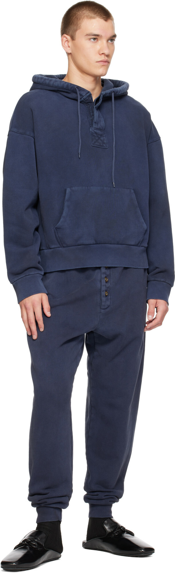 Entire Studios Navy Surge Hoodie