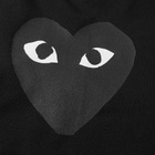 Comme des Garcons Play Women's Black Heart Full Zip Backprint Hoody