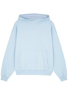 Colorful Standard Hooded Cotton Sweatshirt Light Blue