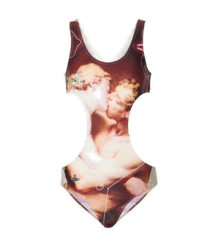 Photo: Vivienne Westwood The Kiss printed cutout swimsuit