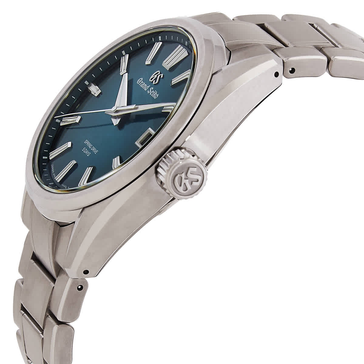 Grand Seiko Evolution 9 Spring Drive Automatic Blue Dial Mens Watch SLGA025G