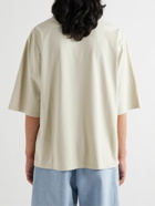 Moncler Genius - JW Anderson Embellished Cotton-Jersey T-Shirt - Neutrals