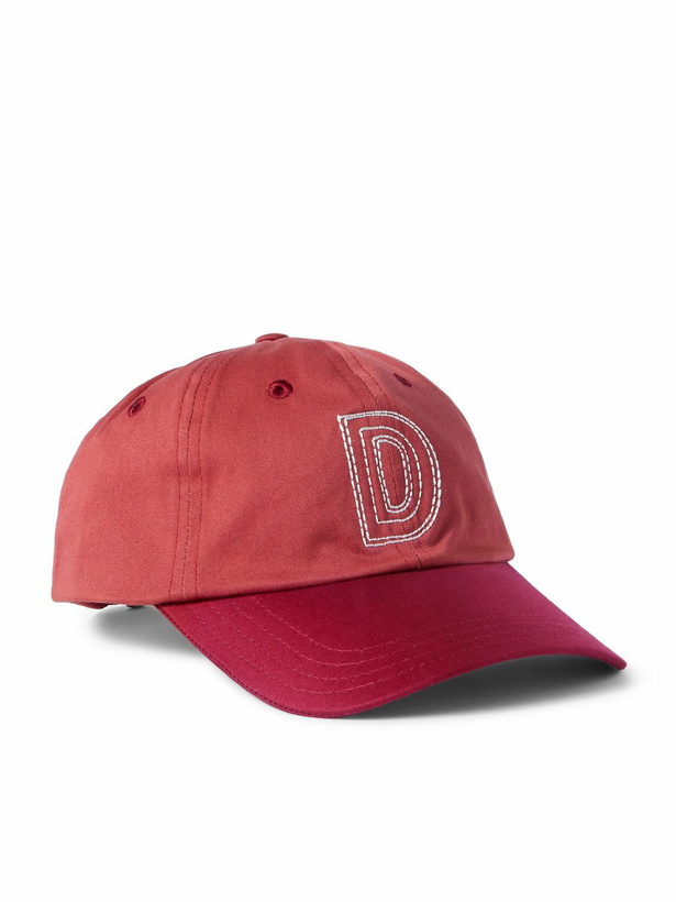 Photo: Drake's - Cricketball Logo-Embroidered Cotton-Twill Baseball Cap