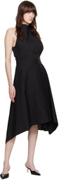 Proenza Schouler Black Yoko Midi Dress