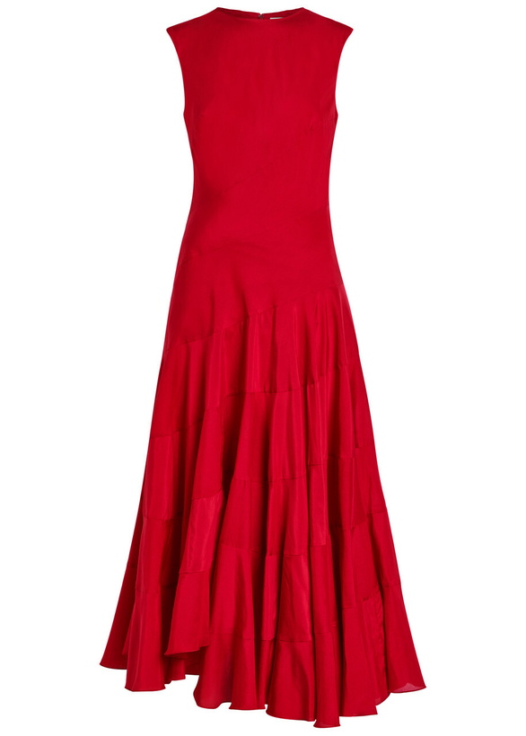Tory Burch Midi Dress With Embroidery Tory Burch Tory Burch Midi Dress With Embroidery Tory Burch