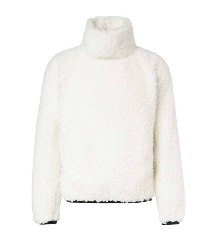 Photo: Moncler Grenoble Teddy fleece sweatshirt
