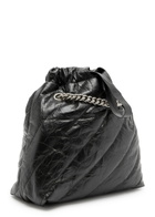 Balenciaga Crush Small Quilted Leather Bucket bag - Black - One Size