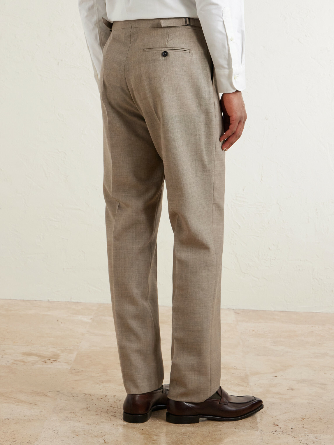 Favourbrook - Ludbrook Slim-Fit Straight-Leg Wool Suit Trousers - Neutrals