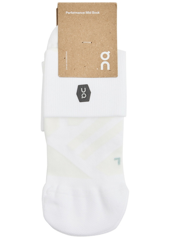 Photo: ON Performance Mid Stretch-jersey Socks White