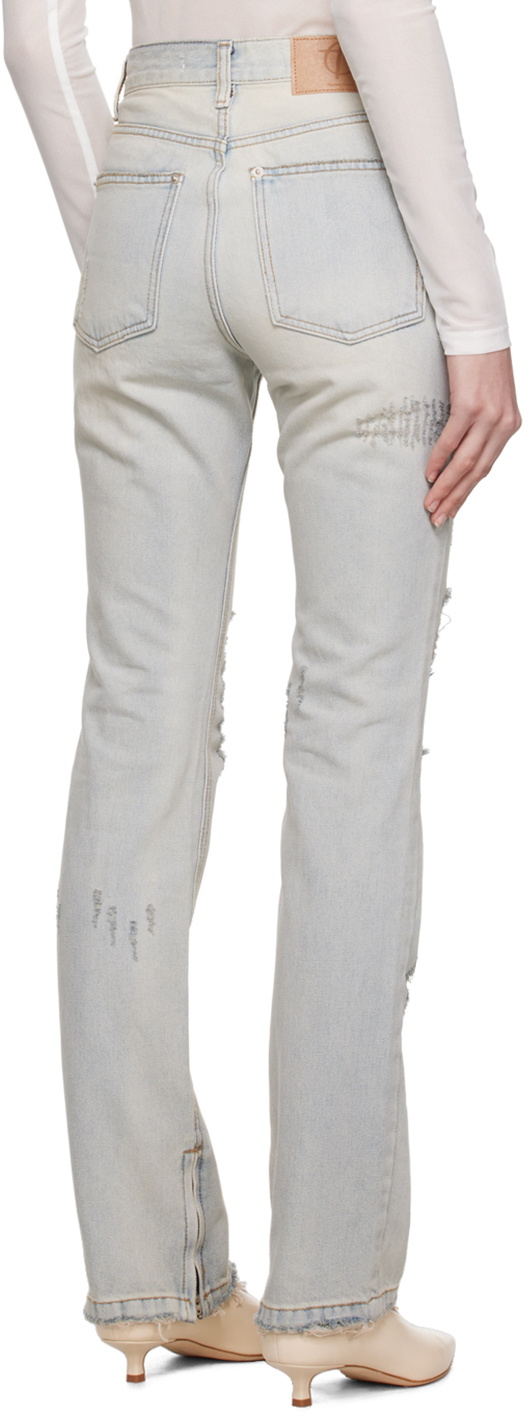 TheOpen Product Blue Distressed Jeans