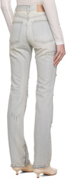 TheOpen Product Blue Distressed Jeans