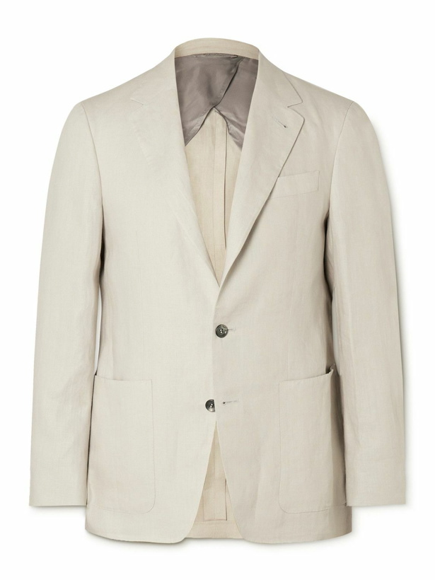 Photo: Canali - Linen Suit Jacket - Gray