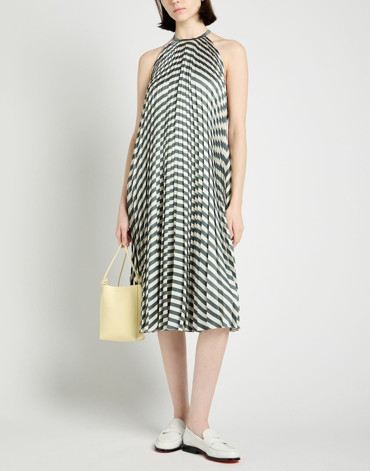 Alaïa Womens Midi dress in Sage green