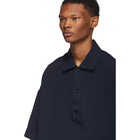 N.Hoolywood Navy Oversized Polo