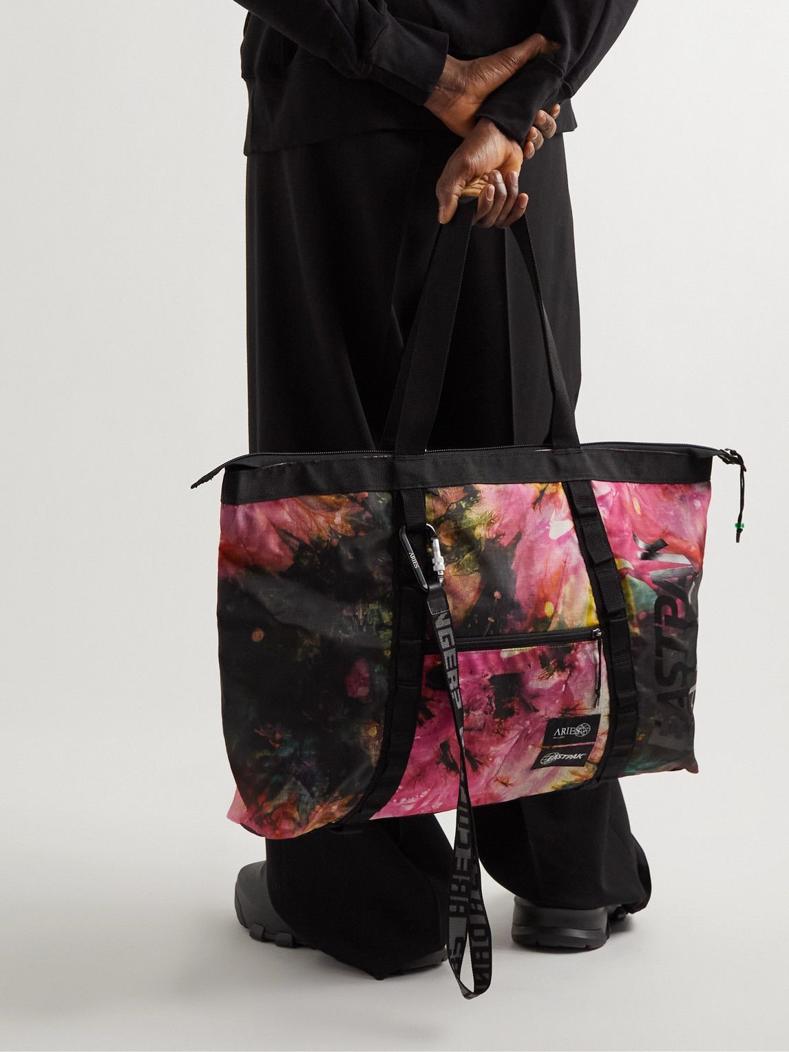 Eastpak - Aries Logo-Print Tie-Dyed Ripstop Tote Bag Eastpak