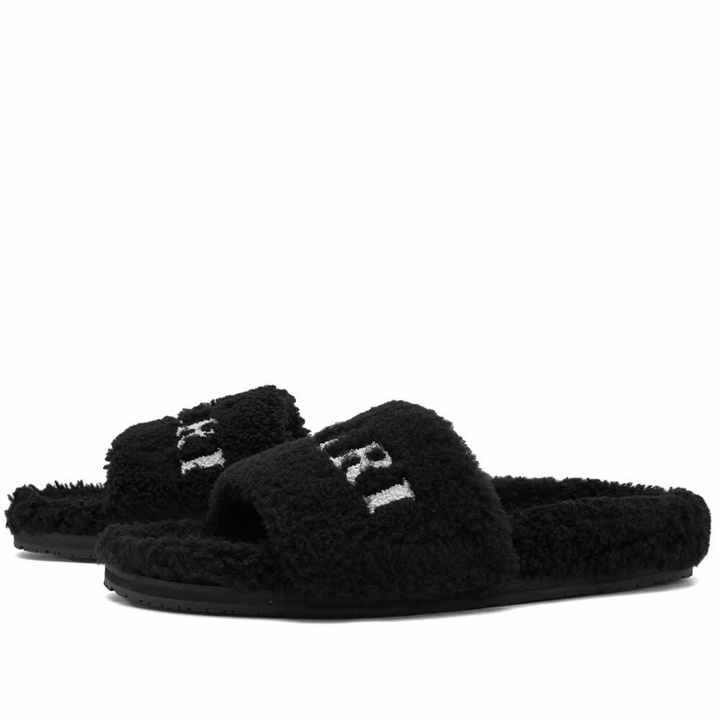 Photo: AMIRI Men's Slipper Sneakers in Black